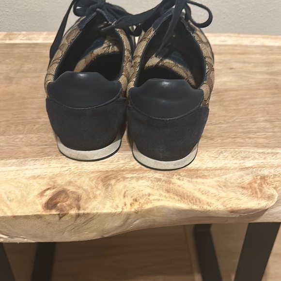 Coach Woman’s Navy and Brown Sneakers - Picture 7 of 9